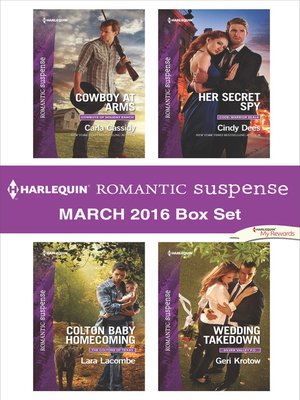 cover image of Harlequin Romantic Suspense March 2016  Box Set